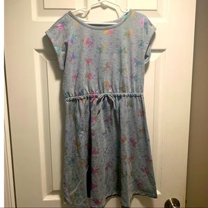 Girl’s Size 12 (L) Gray Glitter Unicorn Dress